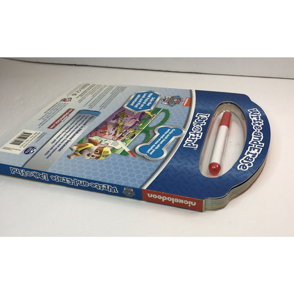 New Nickelodeon Paw Patrol - Write-And-Erase Look and Find [w/Marker] Board Book - Picture 5 of 7